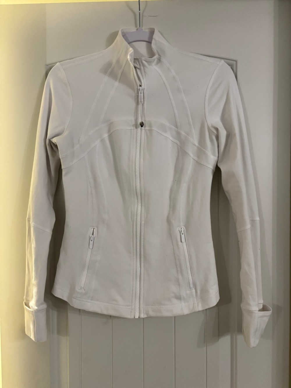 lululemon athletica White Full-Zip Stretch Jacket